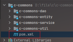 c commons pom
