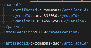 svn branches trunk root pom module dao